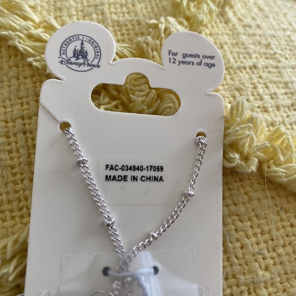 DISNEY PARKS SILVER Frozen Elsa Necklace With Charms Pendant - Picture 3 of 3